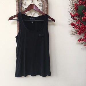 White House Black Market Black cute tank